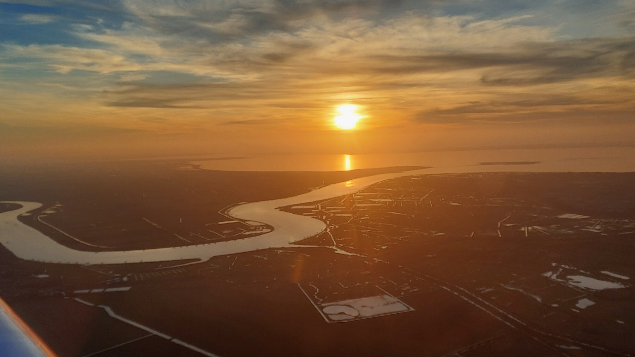 Coucher de soleil sur Rochefort